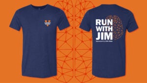 Run with Jim T-shirt.
