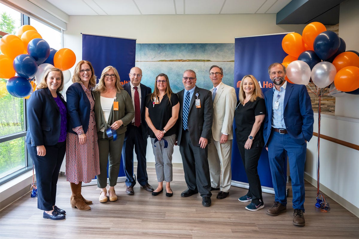 Pantops Cancer Center ribbon cutting.