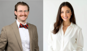 (From left) Aaron D. Smith and Catherine Lyons