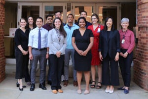 2024-2025 Junior Faculty Development Program cohort along with Monique Dufour, PhD, (far left) and Susan M. Pllart, MD, MD (far right)