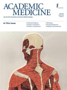 Academic Medicine cover by Tuyet Tran