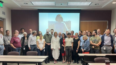 Avril Somlyo, PhD, at Retirement Celebration