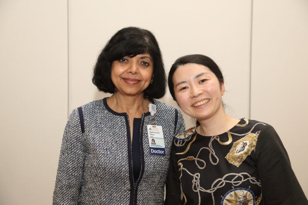 Dr. Misra and Trainee Poster Competition 3rd Place winner Manako Yamaguchi
