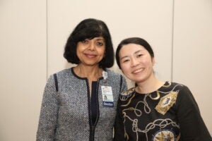 Dr. Misra and Trainee Poster Competition 3rd Place winner Manako Yamaguchi