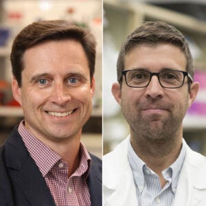 Richard Price, PhD, (left) and John Lukens, PhD