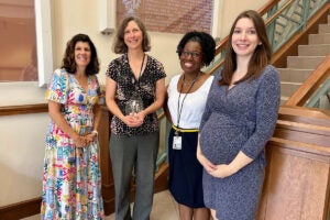 (From left) Kim Bullock, Cara Hanby, Ann Brown, and Taylor Reid