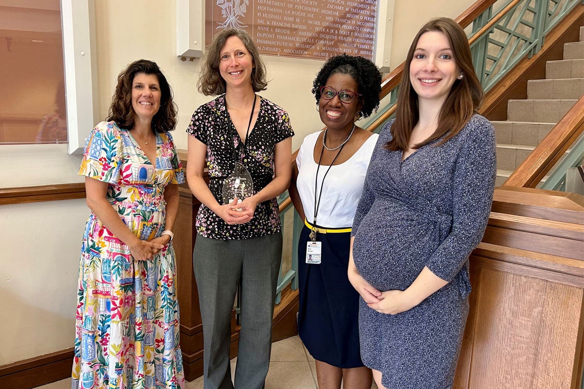 (From left) Kim Bullock, Cara Hanby, Ann Brown, and Taylor Reid