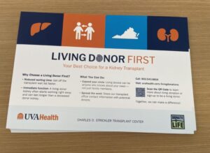 Living Donor First Card
