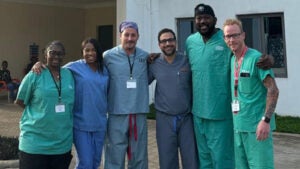Adanna Akujuo, MD, and medical mission to Nigeria team members