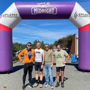 Tour de Midnight cyclists from UVA