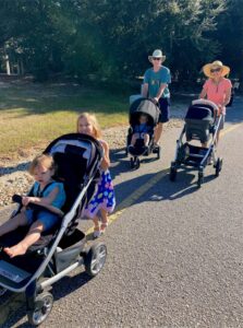 Jef with wife and grandkids