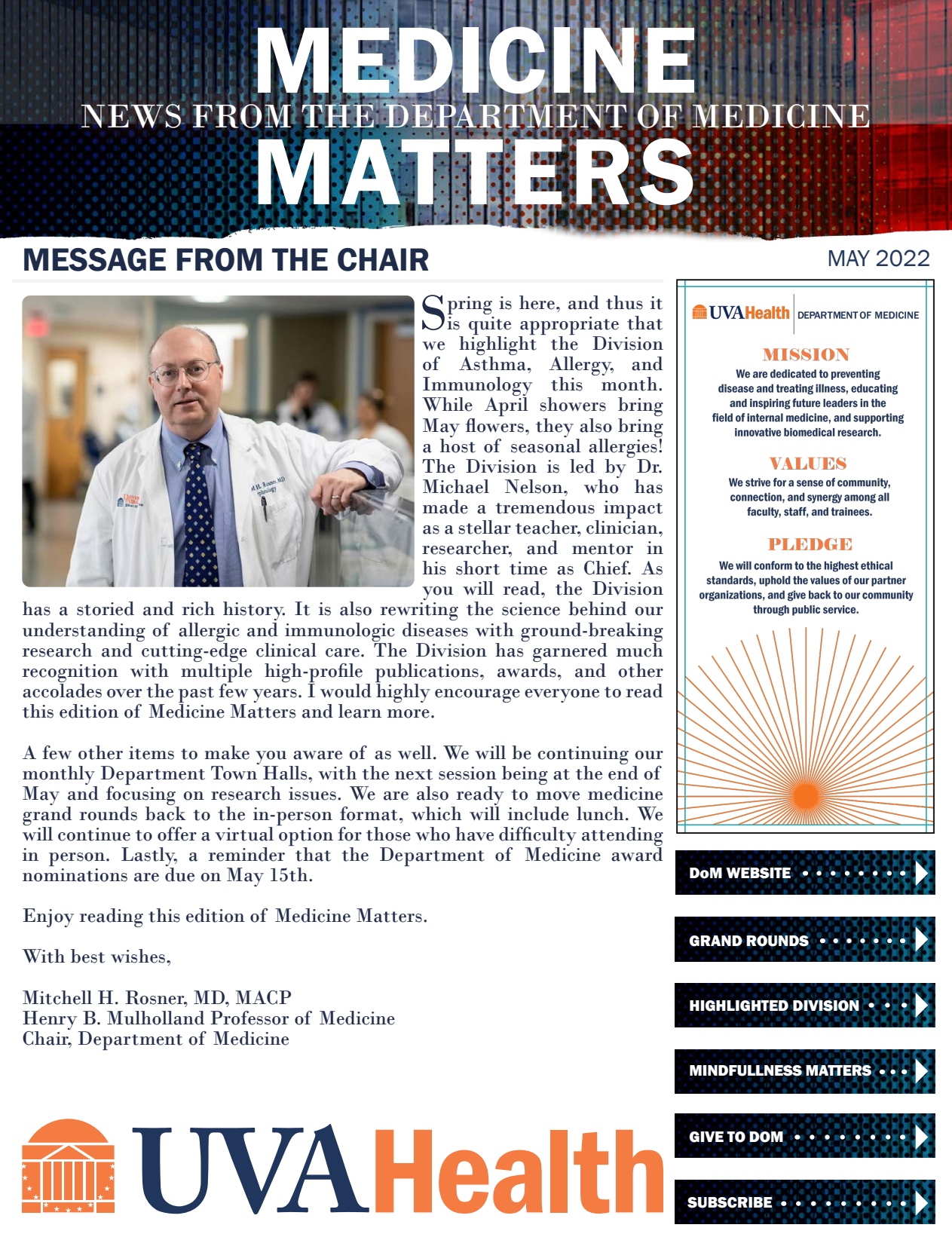 Medicine Matters Newsletter May 2022