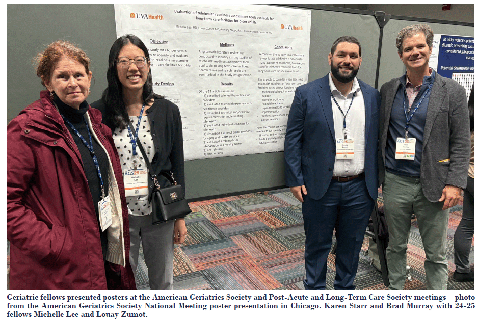 UVA General, Geriatric, and Palliative Medicine